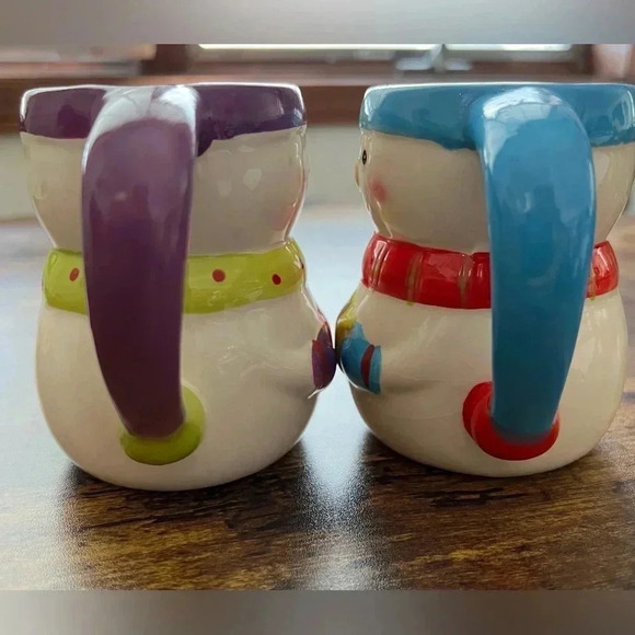 BUNDLE: Bay Island | 2- ceramic snowman mugs/set. - Picture 4 of 10